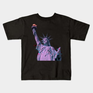 Vaporwave statue Kids T-Shirt